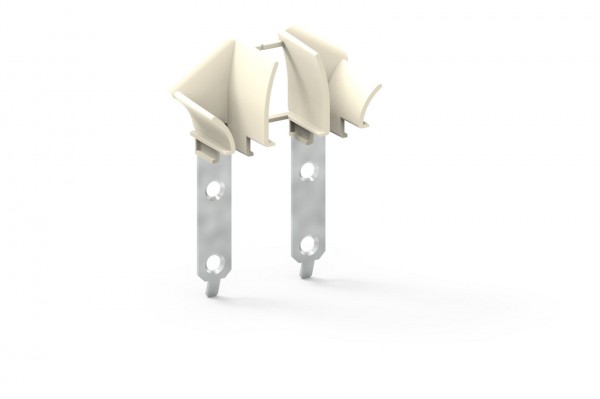 Einlauftrichter H364 14 mm Profil 15 mm Steg hinten glatt