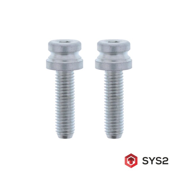 ToniTec SYS2 Befestigungssystem H/K/A einseitig für gerade + schräge Stoßgriffe