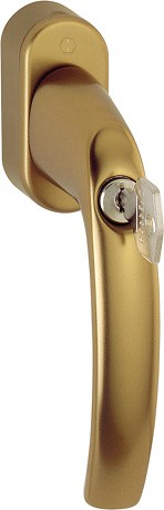 Hoppe Fenstergriff Atlanta 0530S/US952 Secu VK 7/32-42 F4 mit Schrauben