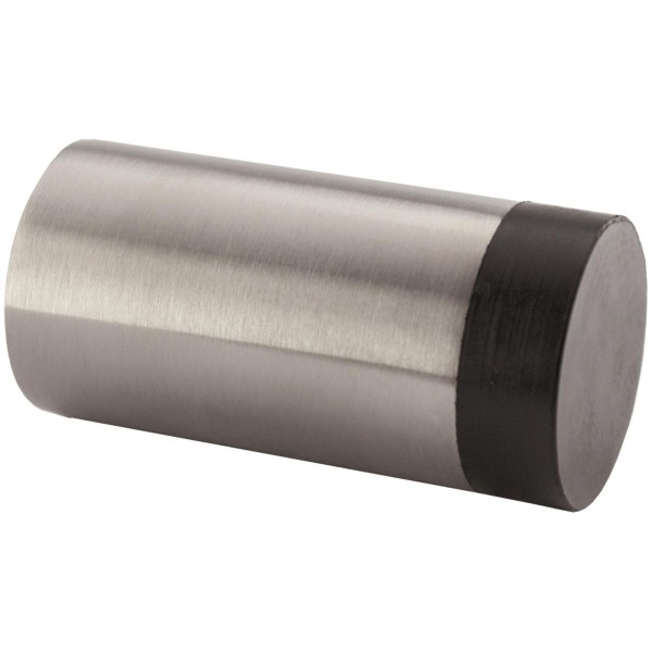 gelbrot Wand - Türpuffer Edelstahl matt Länge 60 Dm 30 mm inkl Gummi