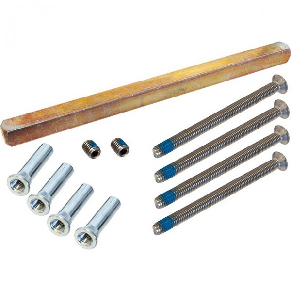 FSB ASL Zubehörb. DR-Grt. 8mm Rosette Türstärke 39-58 mm , Stahl verzinkt