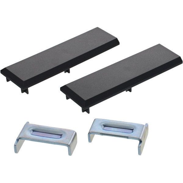 Hawa Porta 60/100 HMD Endkappen Set, 95mm, Anthrazit