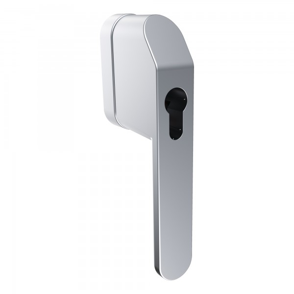 ABUS Fenstergriff FG500 für Halbzylinder 200Nm silber