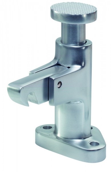 Woelm Türfeststeller 1050.02 silberfarbig einbrennlackiert