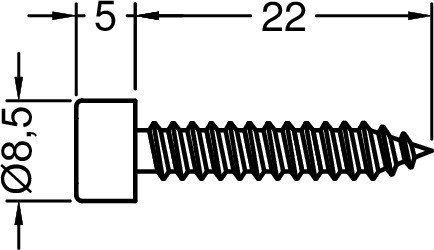 Gutmann Blechschraube B 5,5 x 22 mm HA System LARA