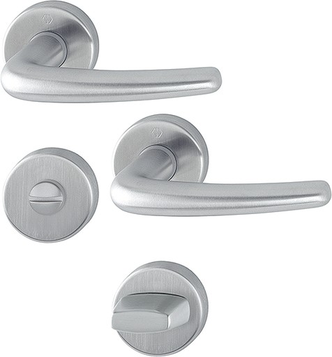 Hoppe Badgarnitur Denver SK/OL F69 Edelstahl matt E1310Z/42K/42KS RF