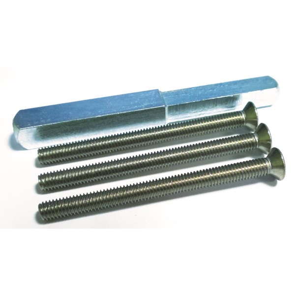 gelbrot Montageset 161 TS 78 - 82 mm Schrauben M6 x 85 mm Stift 8/10 x 95 mm