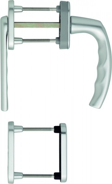 Hoppe Balkontür Rosettengarnitur Atlanta F1 10 mm Nocken TS 63 - 68 mm