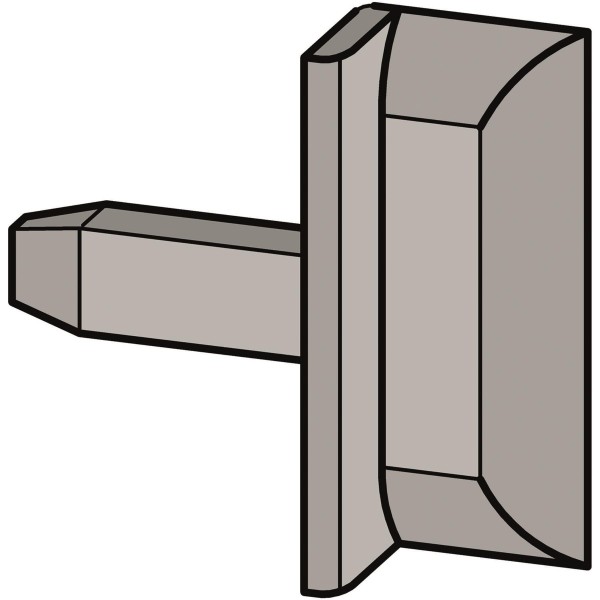 Roto DEVENTER Endstücke Stulp VES 3 schwarz