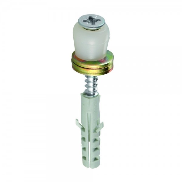 Woelm Führung Nr. 358 DÜ verzinkt mit Nylonrolle