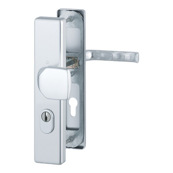 HOPPE Korr. Wechselgarnitur London ES1 F1 Aluminium natur 72 mm PZ