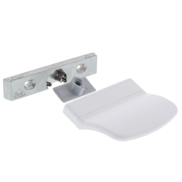 Roto Schnäpper für Balkon- oder Terrassentür inkl. Griff weiß glatte Ausführung