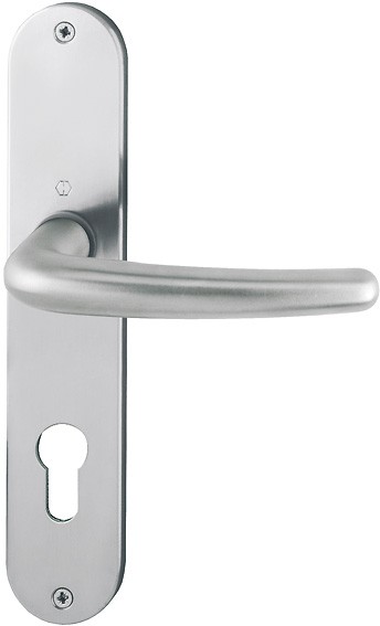 Hoppe Türgriffgarnitur Denver F69 Edelstahl matt E1310Z/302 SST 72 PZ