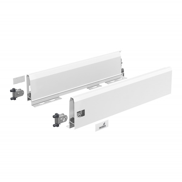 Hettich ArciTech flexible Sets Zargenhöhe 126 mm NL 500 mm weiß