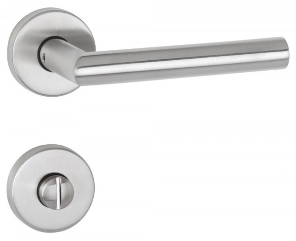 Hermat Bad Rosettengarnitur BASIC 02 / 19 mm OF 60 Edelstahl matt