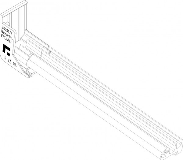Gutmann Dichtset BF-Z für BF 4004-Z/4006-Z 340 mm links schwarz