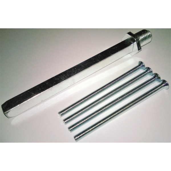 gelbrot Schraubenset zu Rosettenwechsel- Garnitur Kl. 3 / Kl. 4 für TS 57 - 66