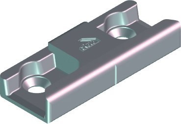 Roto NT Schließstück Eurofalz 20 mm, N 701 A 10206