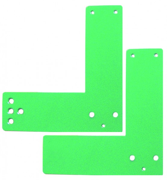 GFS Montagewinkel , Stahlplatte zur Montage an einem Glasrahmen Nr. 991 770