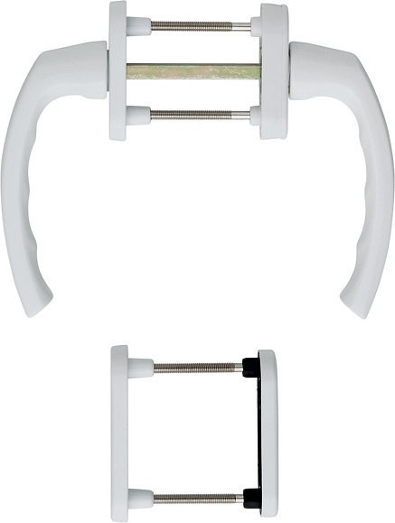 HOPPE Balkontür Rosettengrt. Luxembourg F9016 10 mm Nocken TS 83 - 88 mm