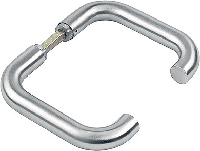 Hoppe Glastür Drückerpaar Paris F69 Edelstahl matt GD-E138Z SST