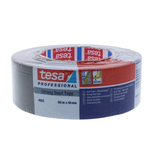 tesa duct tape Allzweckband 4662 48mm x 50m schwarz 4005800203824
