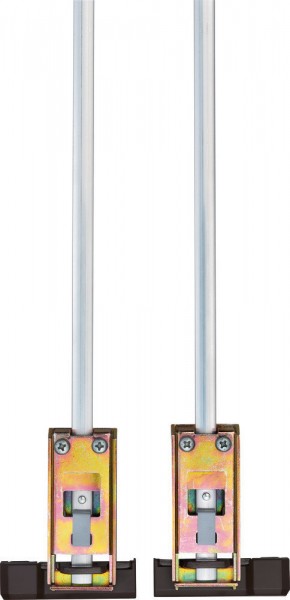 ABUS Doppelschliessblech DSB550 B braun für Fenster-Stangenschloss