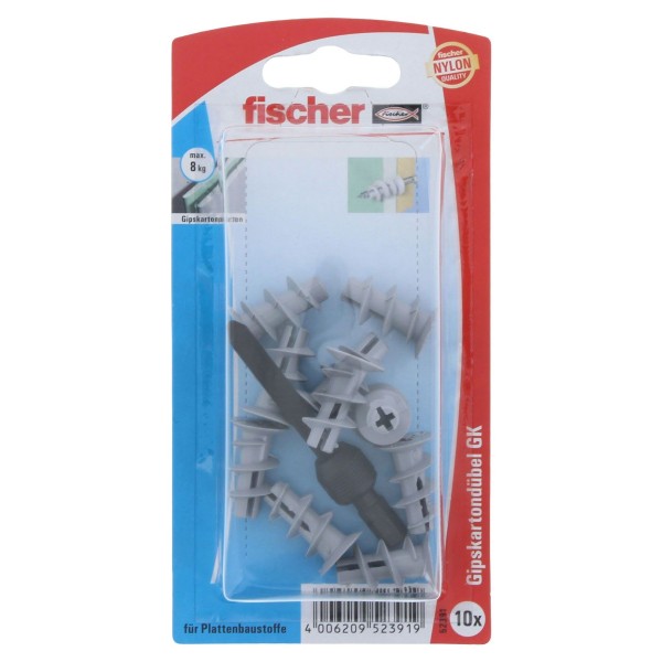 Fischer Gipskartondübel GK 10 Stück