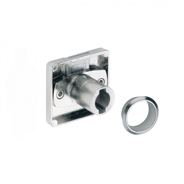 Hettich Zylinder-Riegelschloß vernickelt