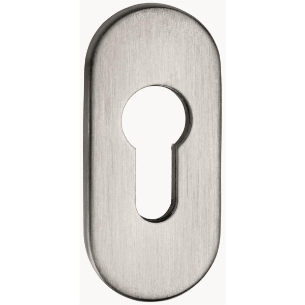 gelbrot FS Cliprosette 6 mm oval PZ Edelstahl