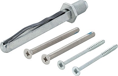 Hoppe Zubehör für Sertos Knopf / Griff Rosette u. Kurzschild HOPPE