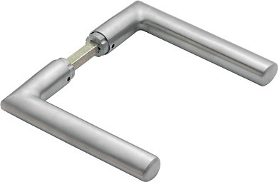 Hoppe Glastür Drückerpaar Stockholm F69 Edelstahl matt GD-E1140Z SST