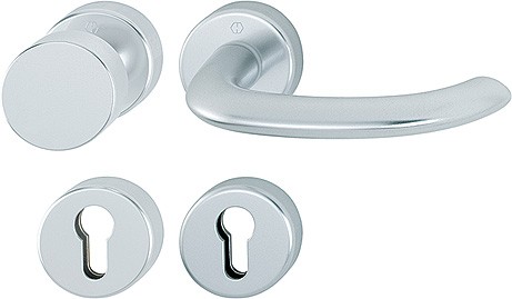 Hoppe FS Wechselgarnitur Marseille PZ F1 Aluminium natur FS-58/42H/42HS/1138