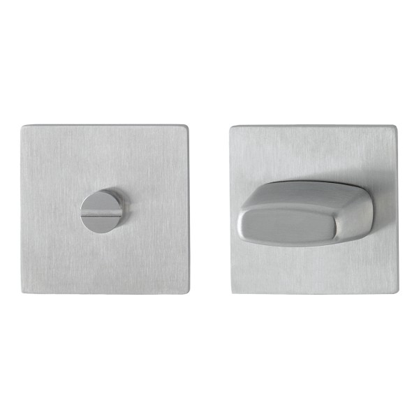 Hoppe Flach Rosette SK/OL quadratisch F69 Edelstahl matt E848NS