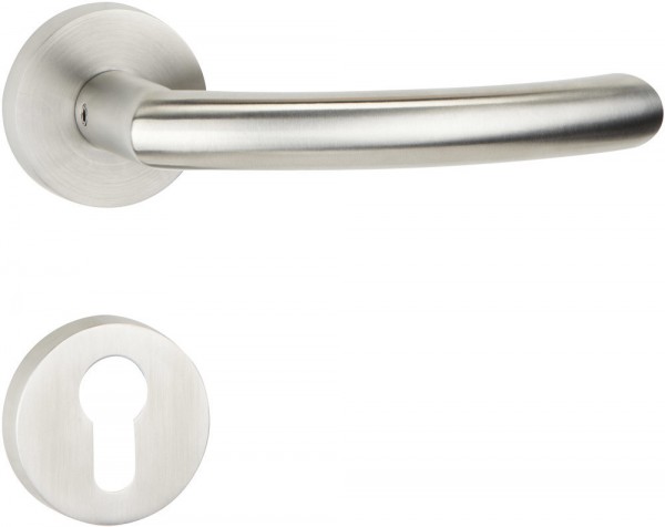 Hermat ZT Rosettengarnitur PZ BASIC 04 OF 60 Edelstahl matt