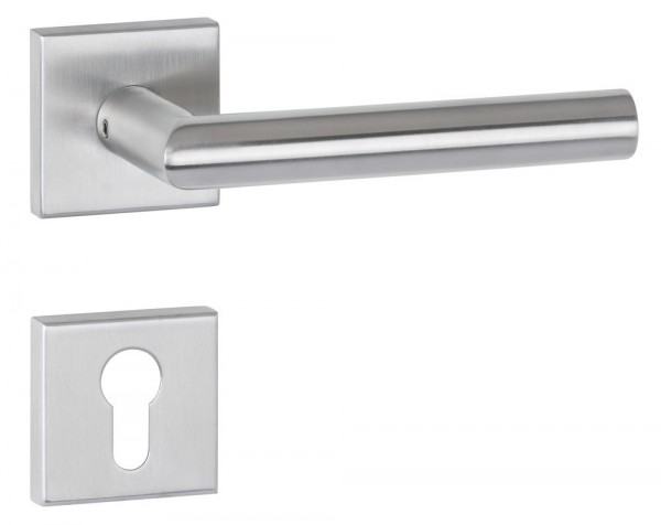 Hermat ZT Rosettengarnitur PZ BASIC 2 OF 60 Edelstahl matt