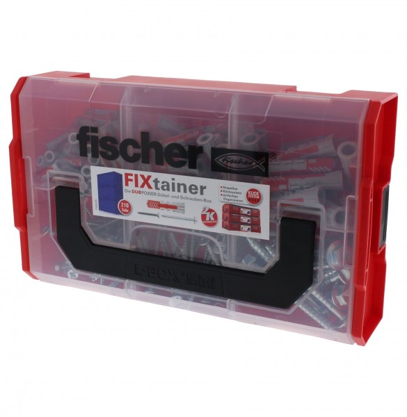 Fischer FIXtainer DUOPOWER mit Schraube 210 Teile
