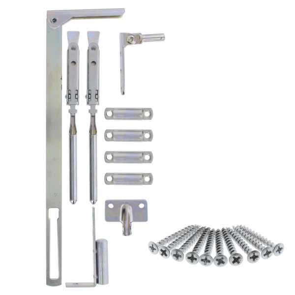 GSG Dreh-Kipp Beschlag DK 15 m. Aufschraubbändern universal m. Anbauanleitung 10-01009-0408E