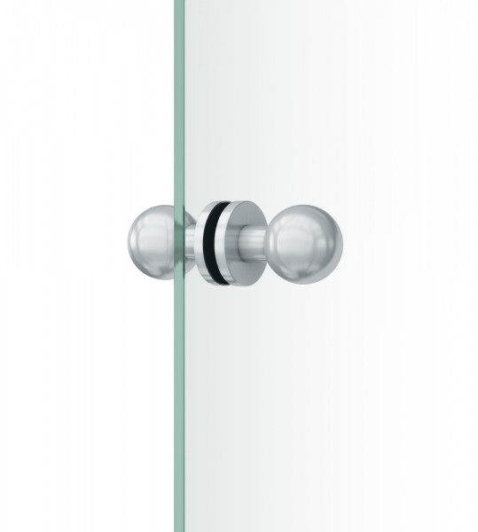 FSB Türknopf auf ASL Rosette Edelstahl fein matt 23.0802.03400.6204