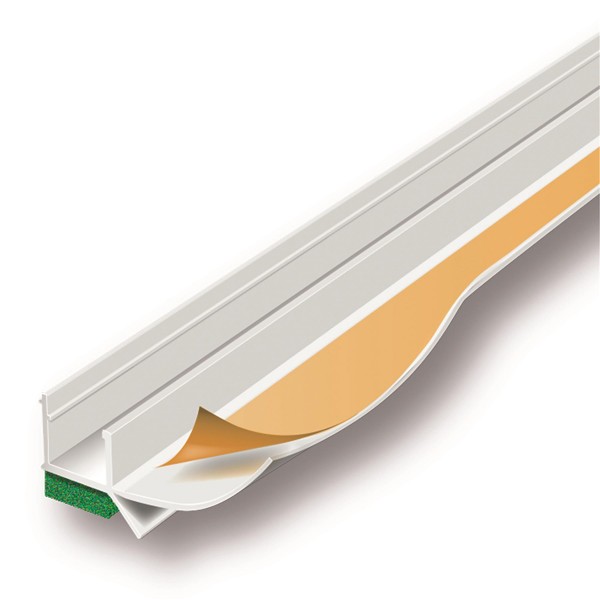 Anputz Dichtleiste RAINflex einteilig Nr 8775WF Länge 2600 mm , Außen / grün