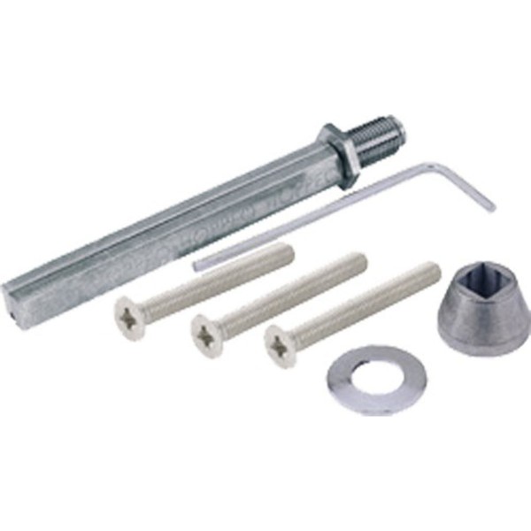 HOPPE Befestigungsset Schutzgarnituren 8+10mm für Wechselgarnituren KN/DR