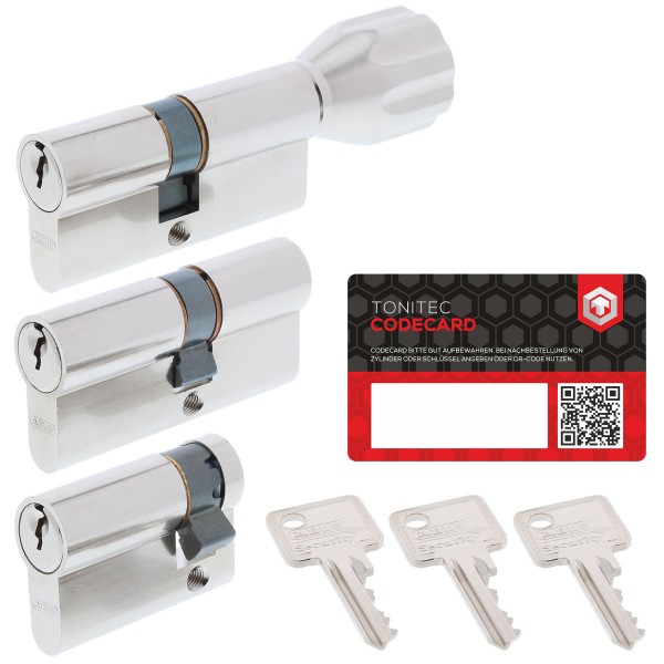 ABUS C73 Lagerschließung BJ00105 / BJ10236 / BJ18023 / BJ18040 mit 3 Schlüssel