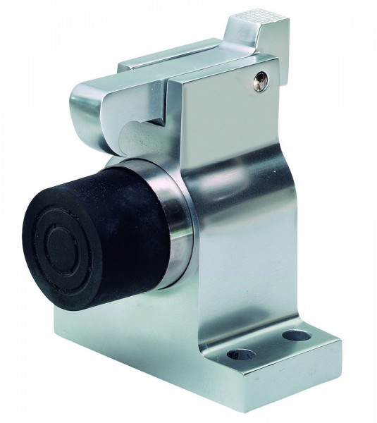 Woelm Türfeststeller 1051.02 silberfarbig einbrennlackiert