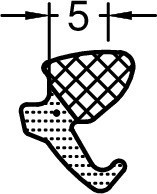 Gutmann Dichtung HA 3060/5 ST VE 100m Stopfdichtung schwarz