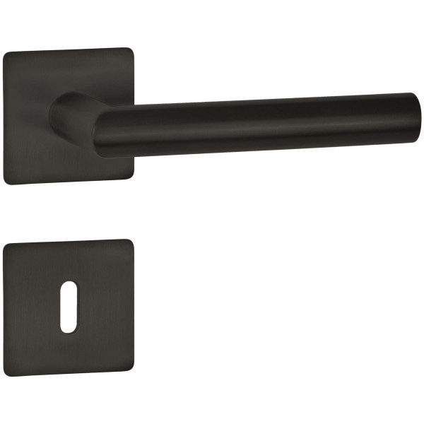 Hermat ZT - Drückergarnitur 1802 BASIC 02 BB Oberfl. 72 smoke black