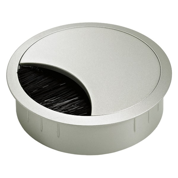 Hettich Abdeckung für Kabelausschnitte 60 mm Durchmesser Aluminium-Finish