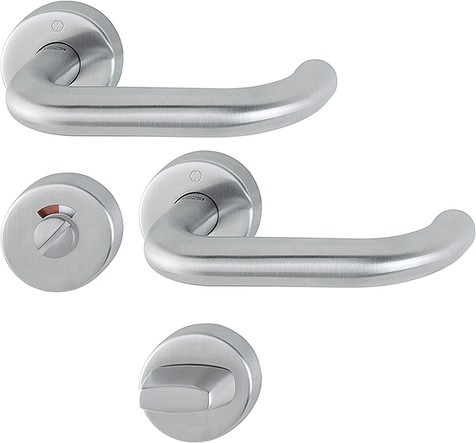 Hoppe Badgarnitur Paris RW-SK/OL F69-S matt E138/42H/42HKVS