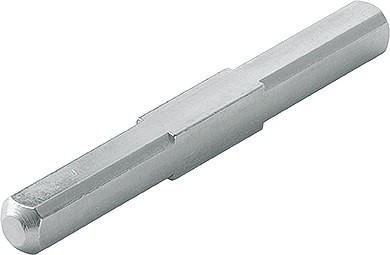 HOPPE Vierkant Vollstift abgedreht 10/130 mm beidseits Drm. 11,8 x 40 mm