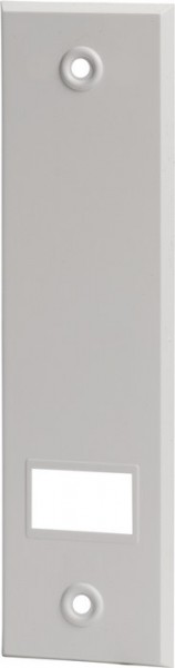 Abdeckplatte für Einlassgurtwickler für Gurtbreite 27 mm 160 mm Kunststoff weiß