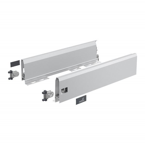 Hettich ArciTech flexible Sets Zargenhöhe 126 mm NL 350 mm silber